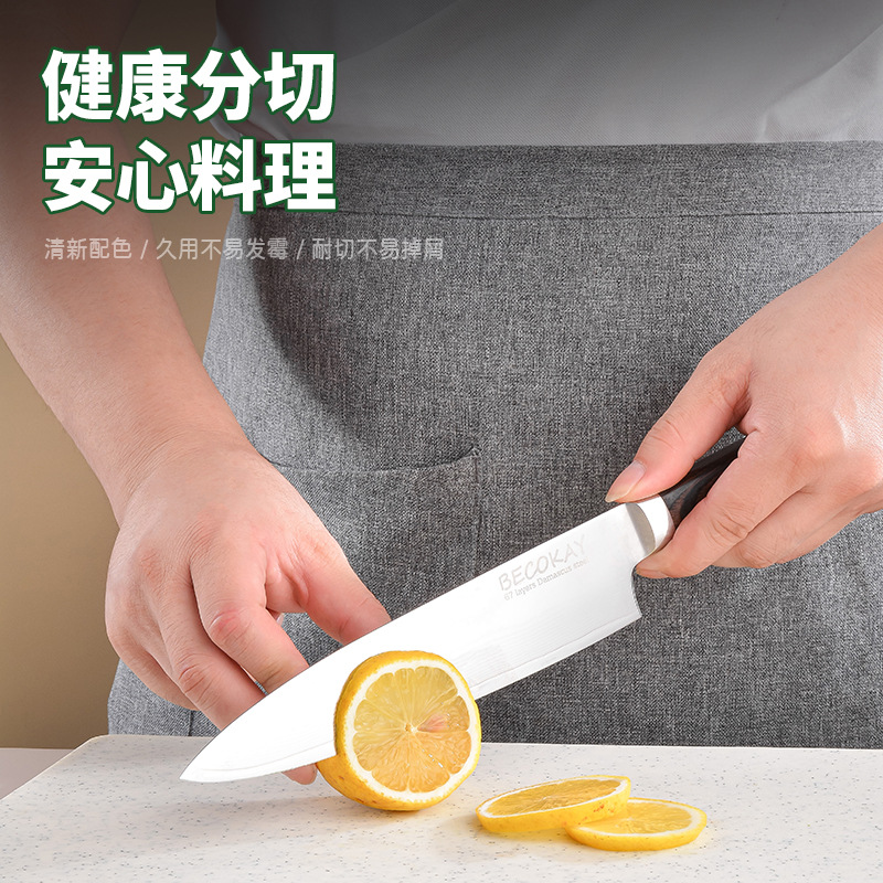 プラスチック製まな板 フェイクマーブルテクスチャ 両面多機能 - Baby Food Usa のレビューと価格