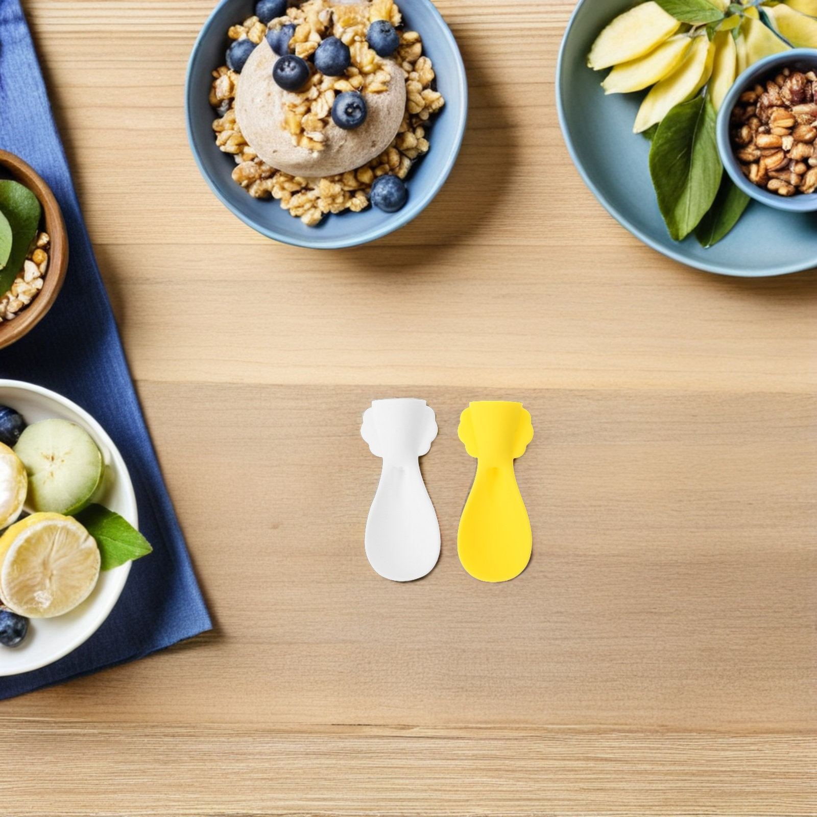 4個入りベビーシリコンフードポーチスプーン、再利用可能な幼児 - Baby Food Pouches のレビューと価格