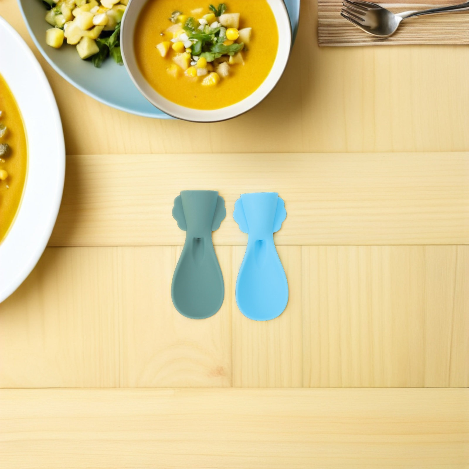 4個入りベビーシリコンフードポーチスプーン、再利用可能な幼児 - Baby Food Pouches のレビューと価格